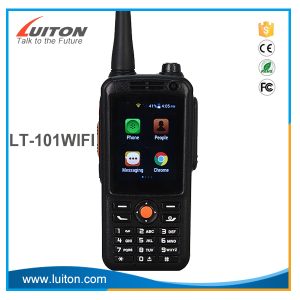 LUITON LT-101WIFI Android 4.4.2 GSM/WCDMA cell phone walkie talkie with sim card